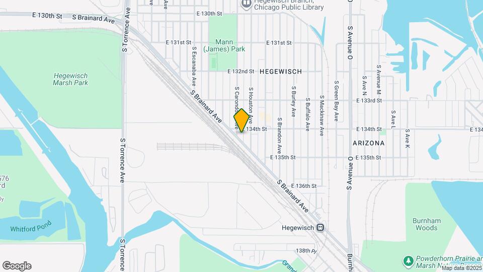 13413 S Carondolet Ave, Unit 1 Mapa y Detalles de la Ubicación