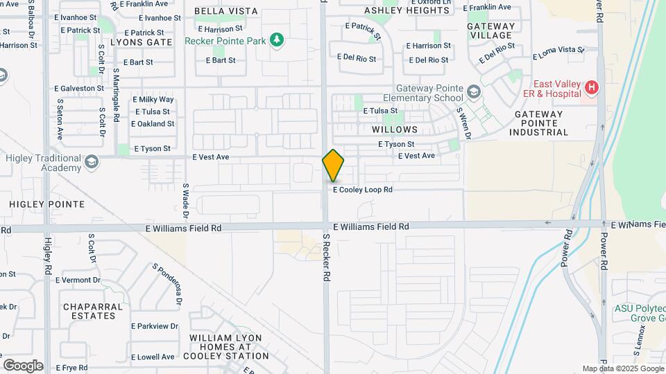 4021 E Pony Ln Mapa y Detalles de la Ubicación