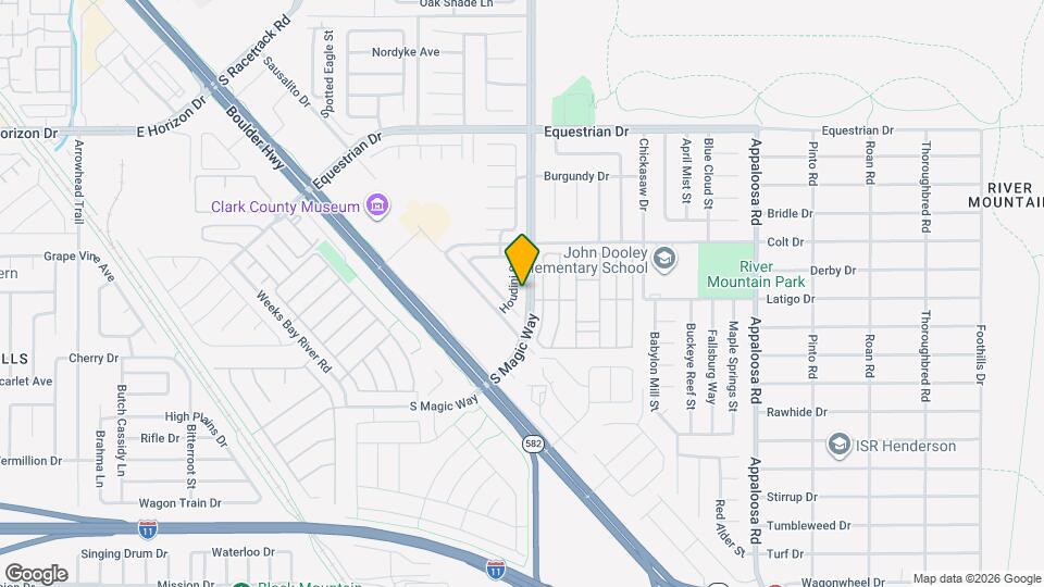 2052 Houdini St Map and Location Details