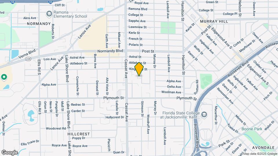 1130 Woodruff Ave, Unit 2 Map and Location Details