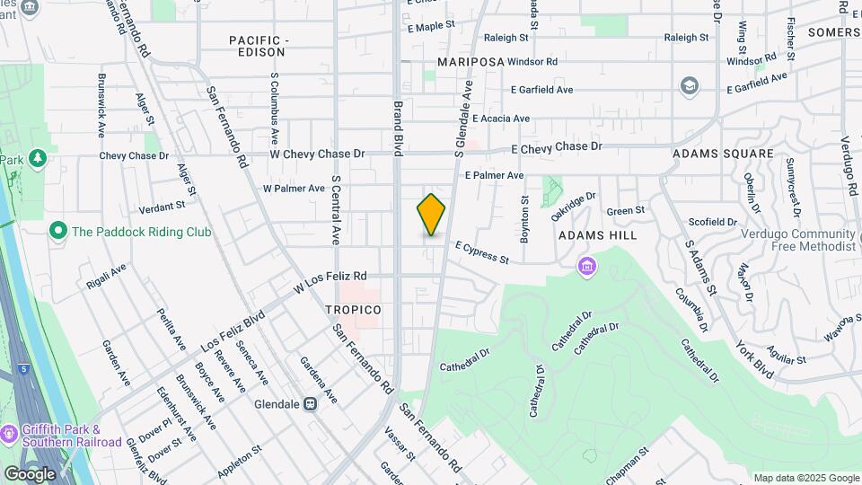 1262 S Maryland Ave Mapa y Detalles de la Ubicación
