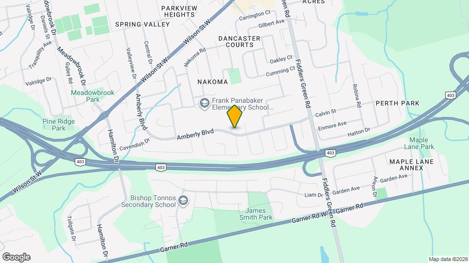 115 Amberly Blvd Map and Location Details