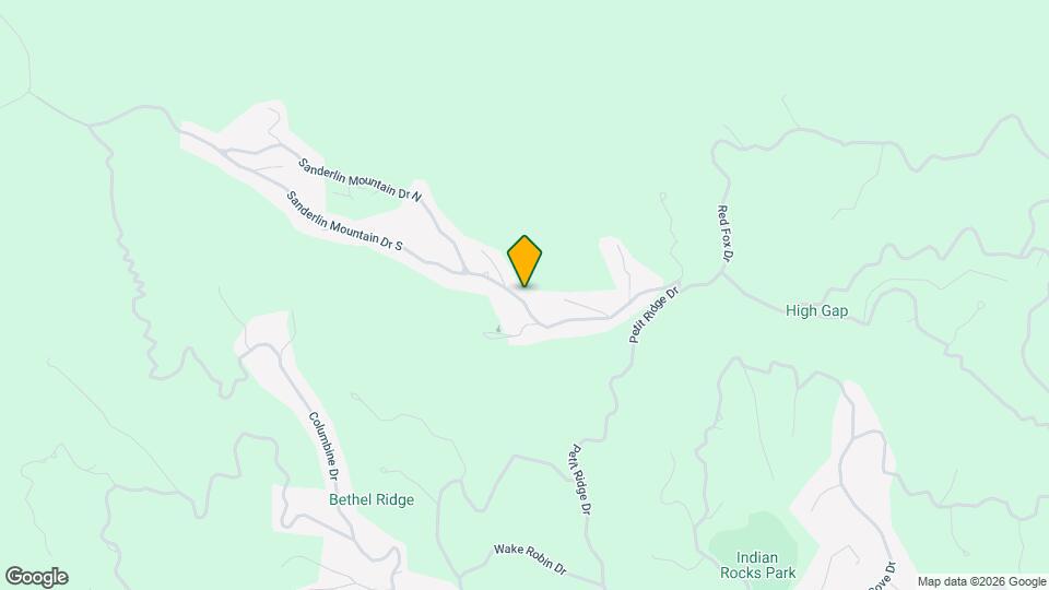 424 S Sanderlin Mtn Dr Map and Location Details