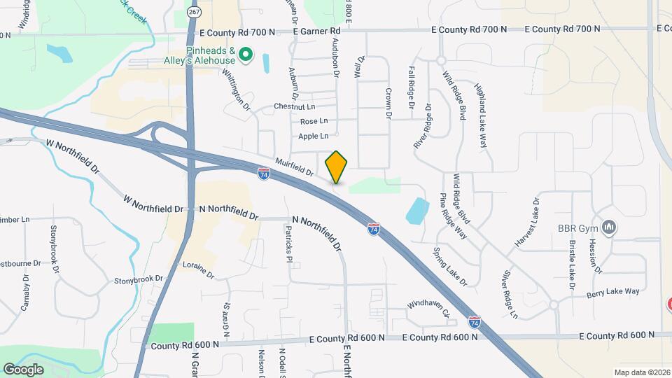 758 Muirfield Dr Map and Location Details