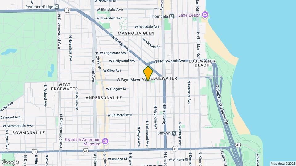 5547-5549 N Lakewood Ave Map and Location Details