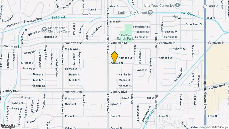 22700 Criswell St Map and Location Details