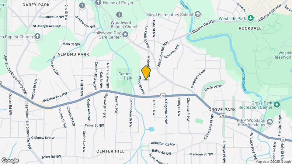 850 Mildred Pl NW Map and Location Details