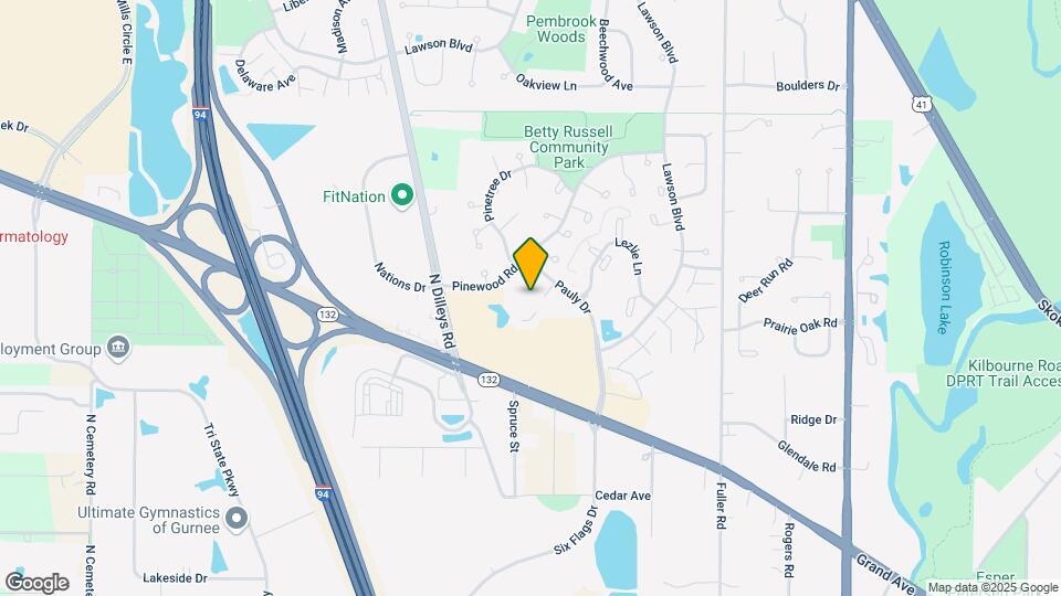 Gurnee Meadows Independent Living Map and Location Details