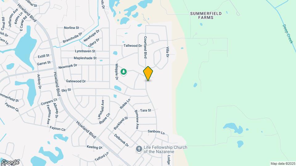 1697 Courtland Blvd Map and Location Details
