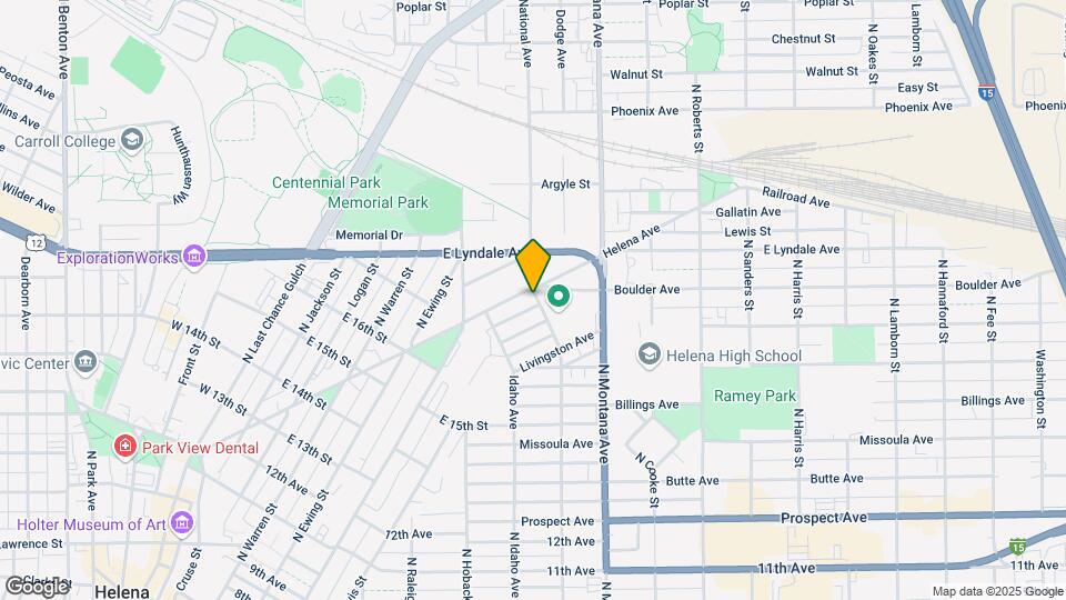 1095 Helena Ave Map and Location Details