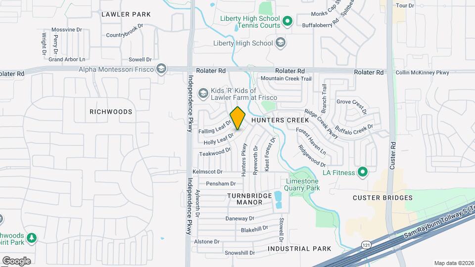 14881 Holly Leaf Dr Map and Location Details