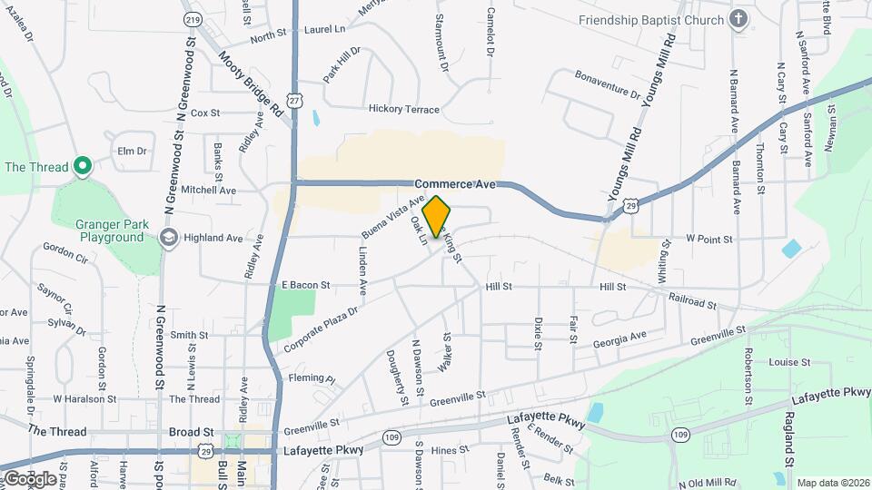 100 Oak Ln Map and Location Details