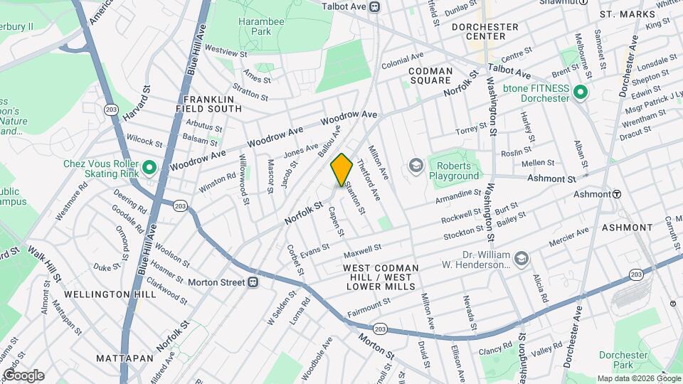 238 Norfolk St, Unit 1 Map and Location Details