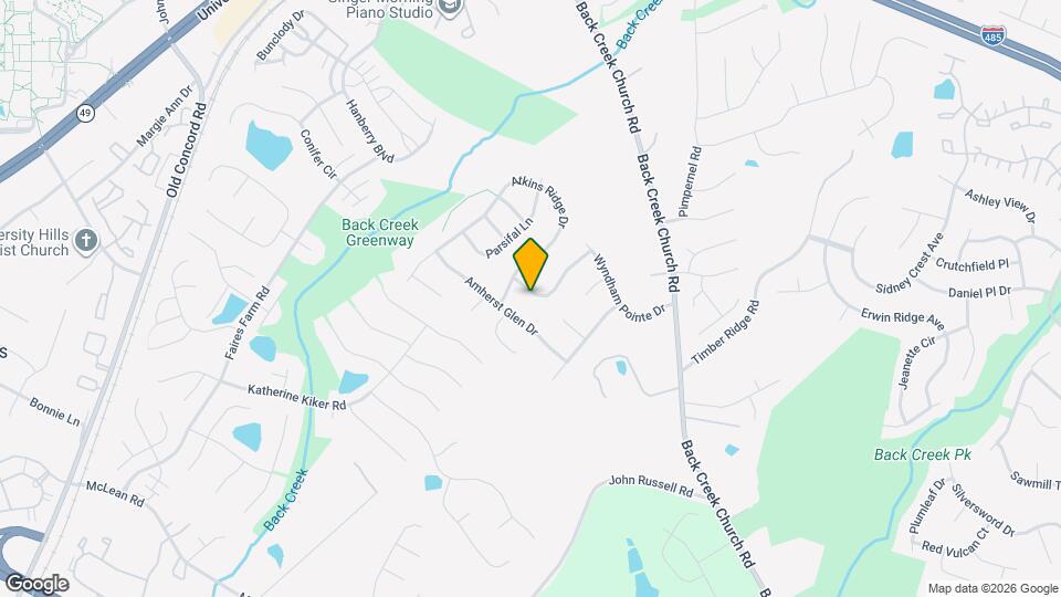 2618 Hartley Hills Dr Map and Location Details