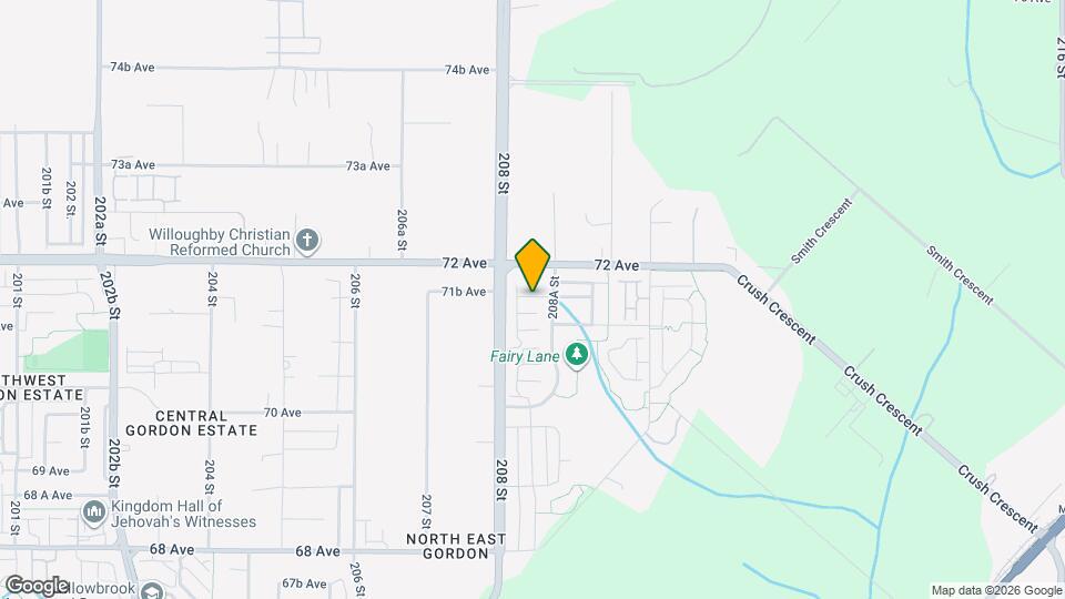 7169 208A St Map and Location Details