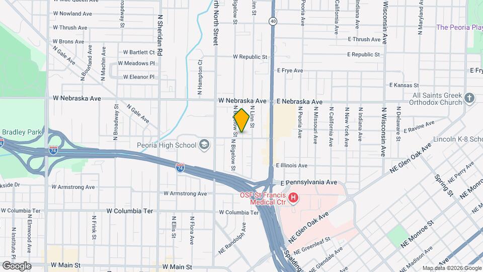 211 W Richmond Ave Map and Location Details