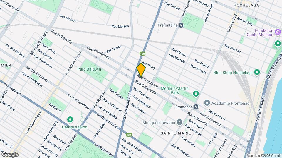 2630 Frontenac St Map and Location Details
