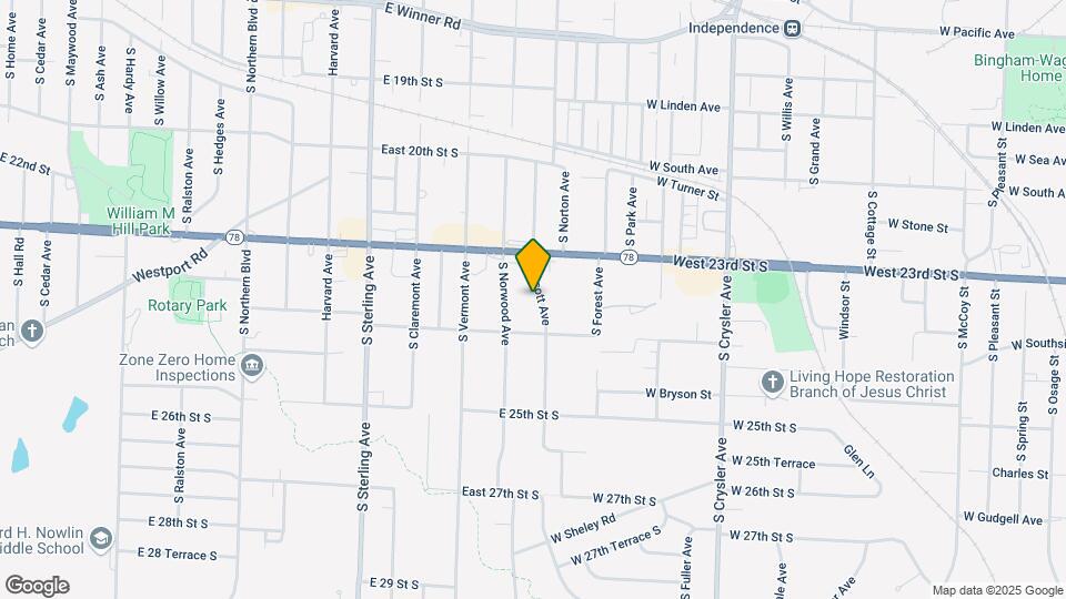 2318 S Scott Ave Map and Location Details
