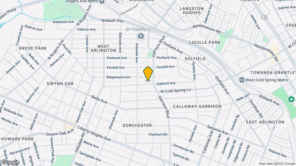 4002 Oakford Ave Map and Location Details