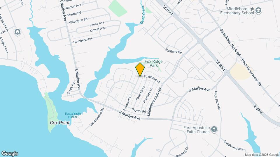 1045 Foxwood Ln Map and Location Details