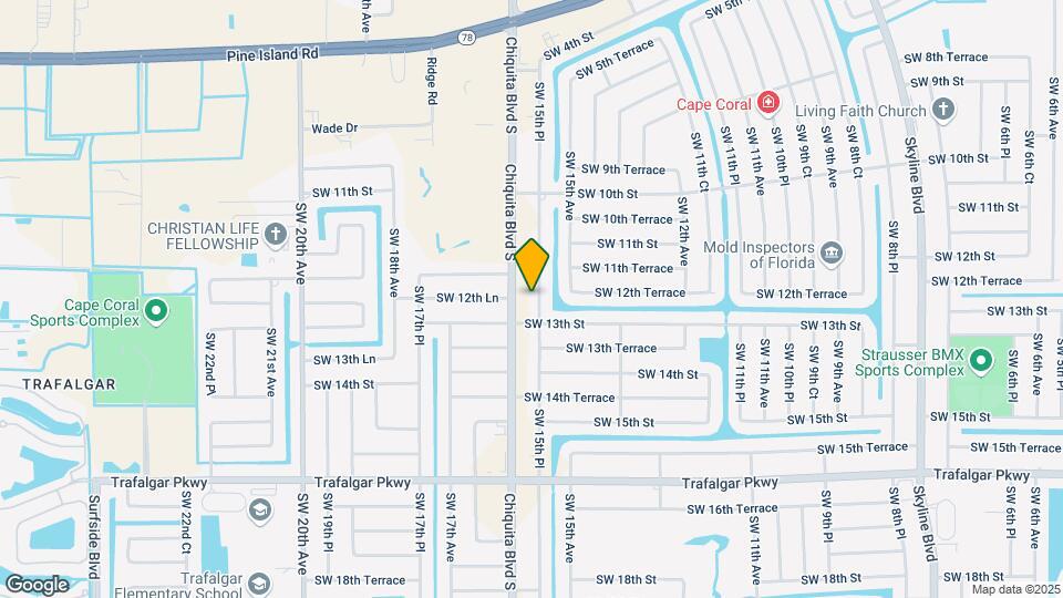 1212 SW 15th Pl Map and Location Details