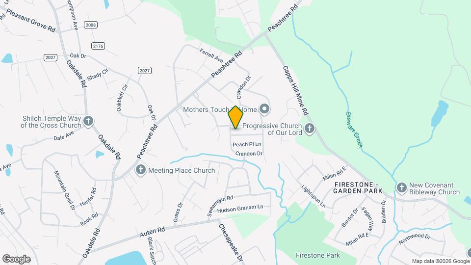 1426 Peach Park Ln Mapa y Detalles de la Ubicación