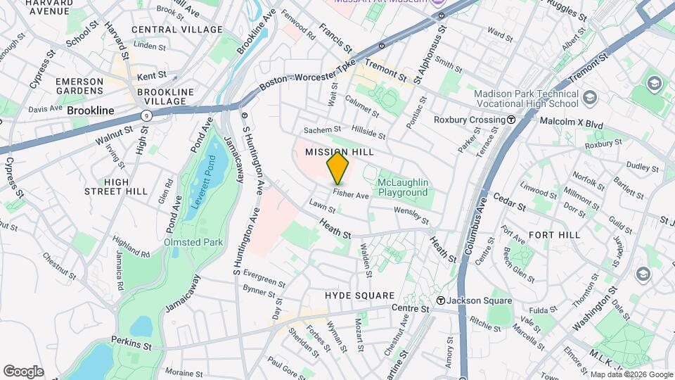 141 Fisher Ave, Unit 3P Map and Location Details