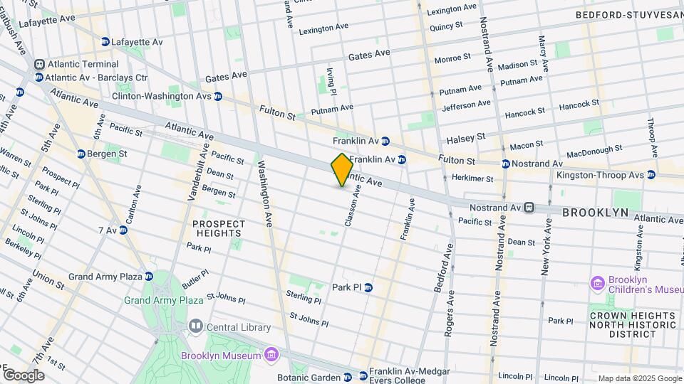 1022 Pacific St Map and Location Details