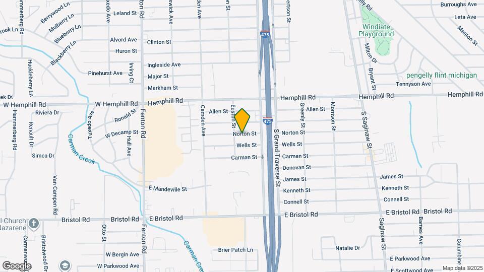 1232 Norton St Map and Location Details