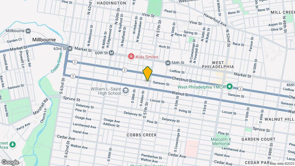 138 S 57th St Map and Location Details