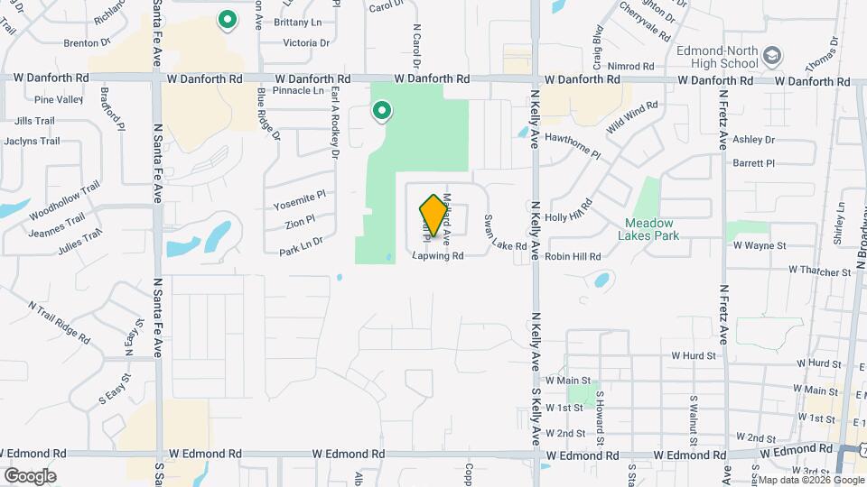 708 Teal Pl Map and Location Details