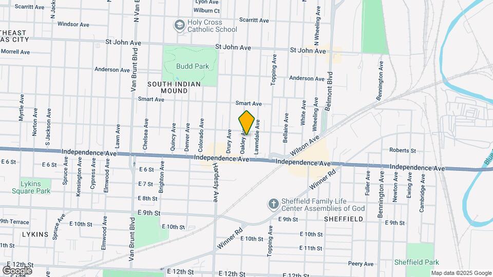 511 Oakley Ave Map and Location Details