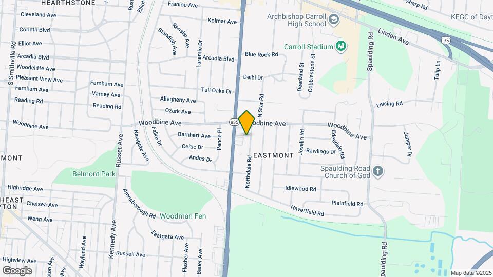 1575 Northdale Rd Map and Location Details