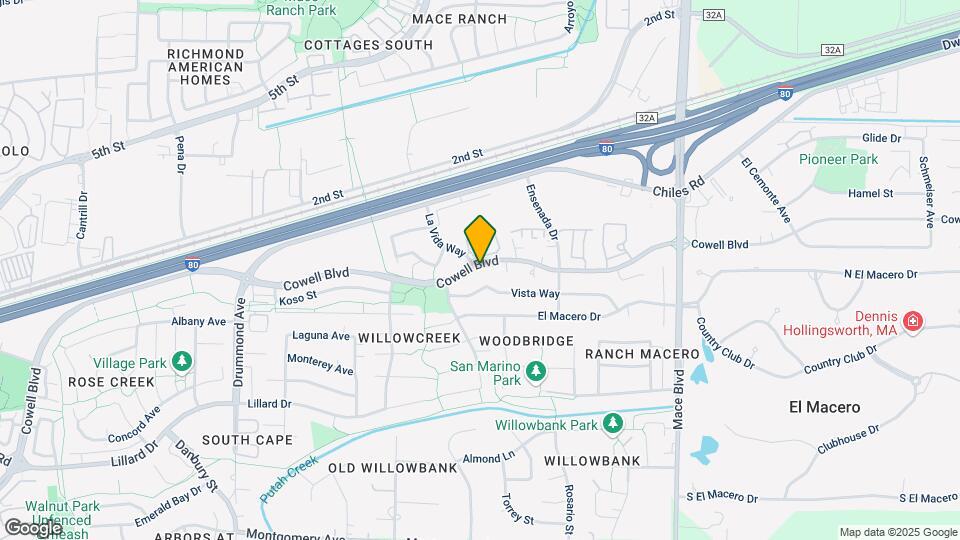 3962 Cowell Blvd Map and Location Details