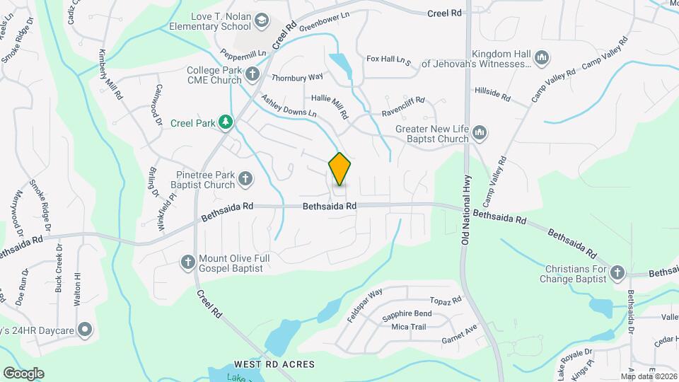 2615 Halligan Point Map and Location Details