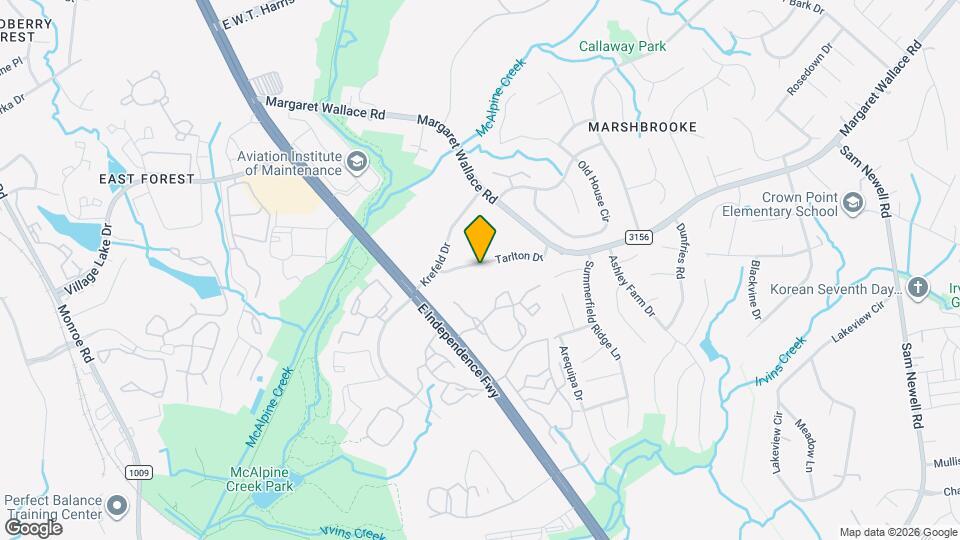 2116 Tarlton Dr Map and Location Details