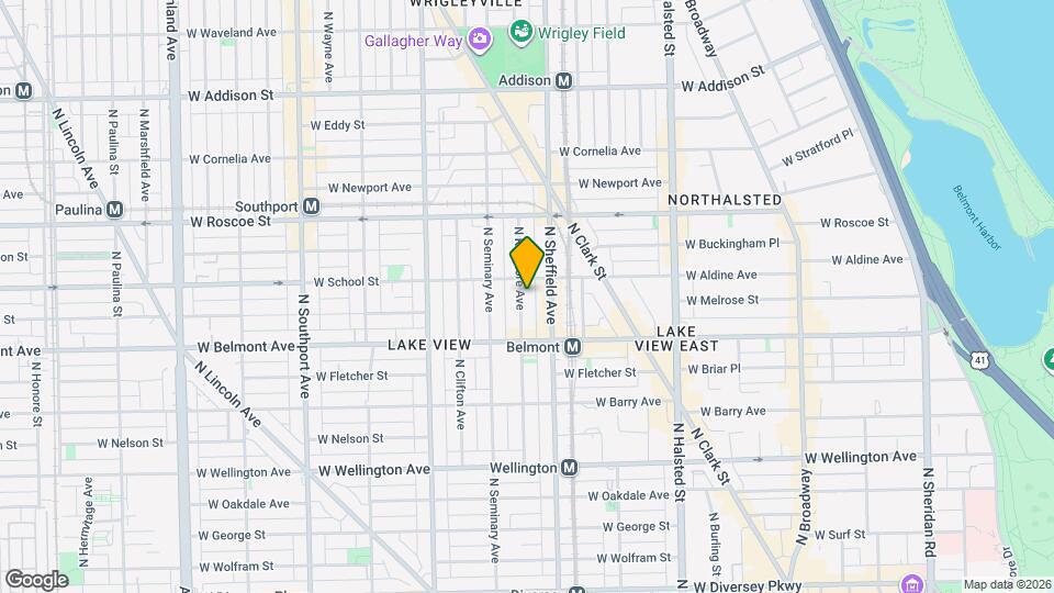 3243 N Kenmore Ave Map and Location Details
