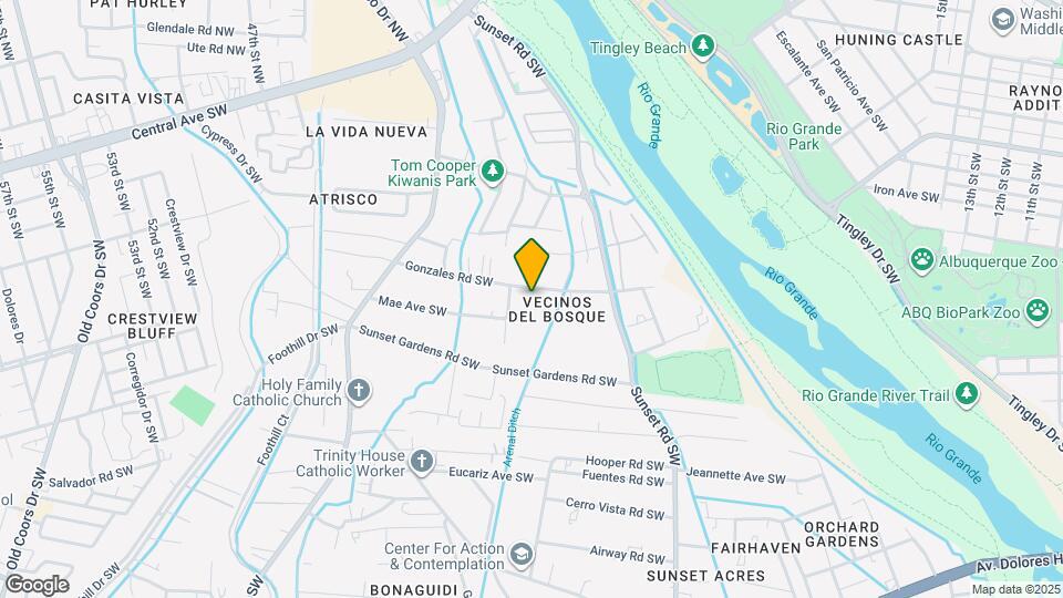 1622 Gonzales Rd SW Map and Location Details