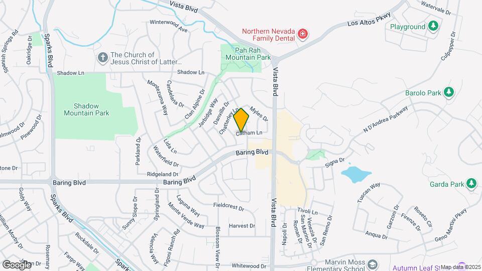 1725 Catham Ln Map and Location Details