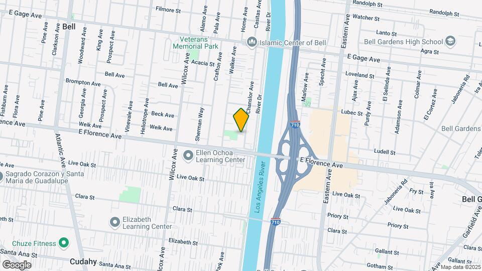 7101 Chanslor Ave Mapa y Detalles de la Ubicación