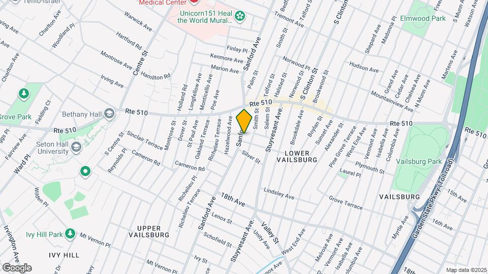 504-506-506 Sanford Ave Map and Location Details