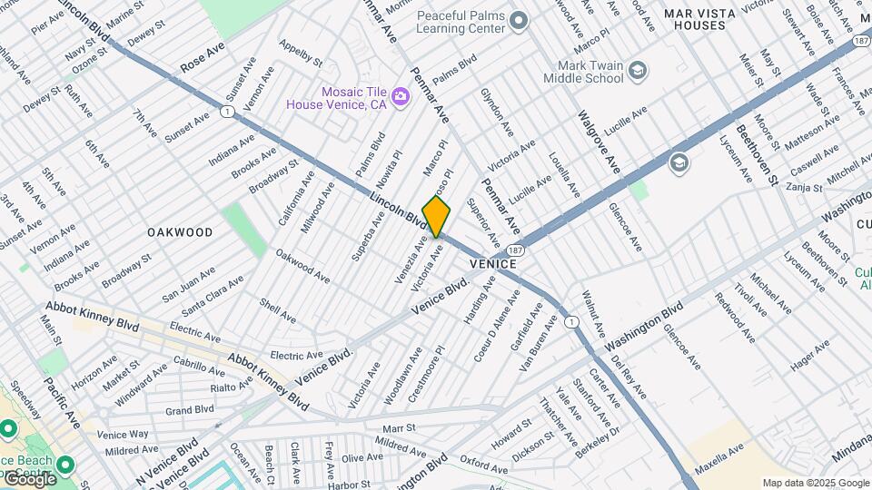 947 Victoria Ave Mapa y Detalles de la Ubicación