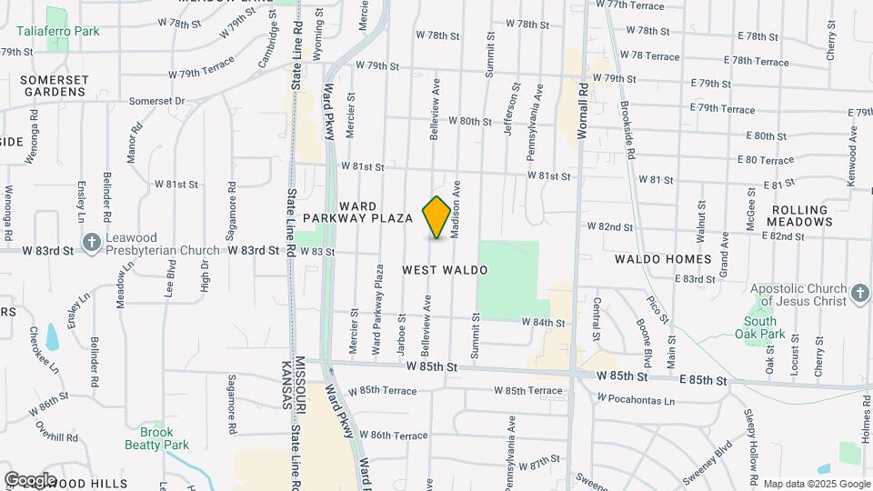 8217 Belleview Ave Map and Location Details