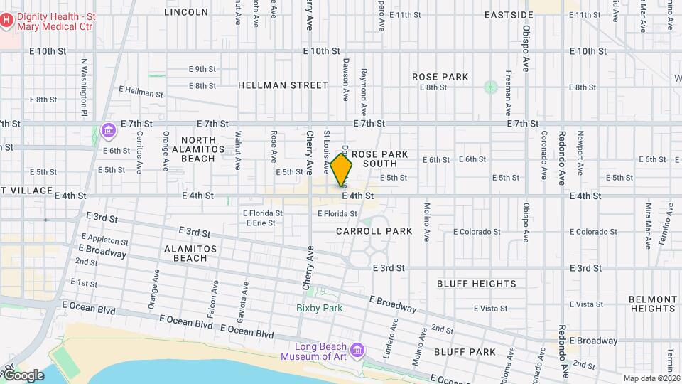 2135 E 4th St Map and Location Details