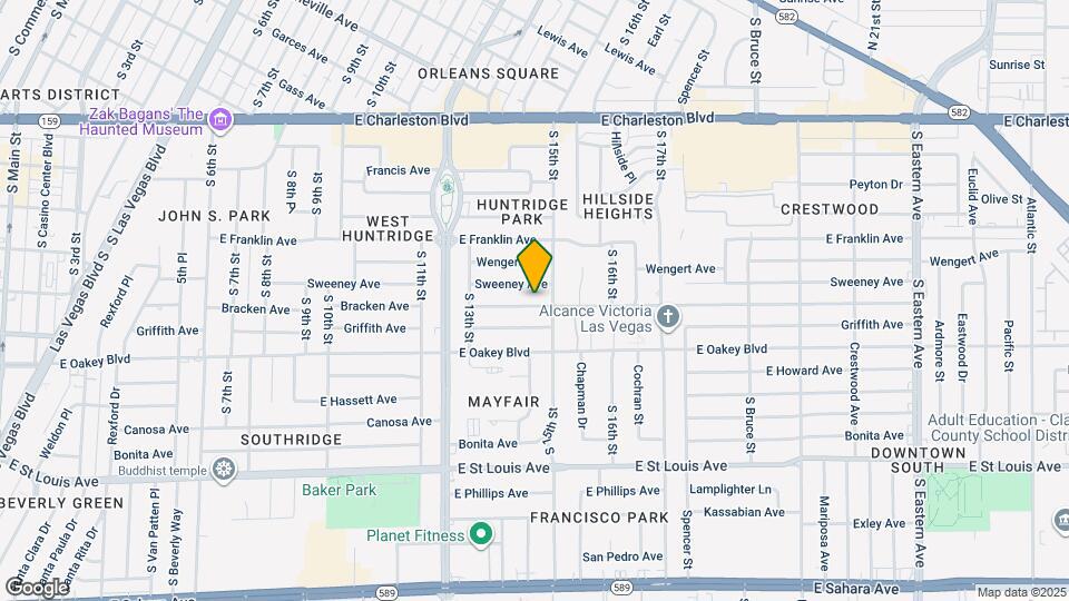 1425 Bracken Ave Map and Location Details