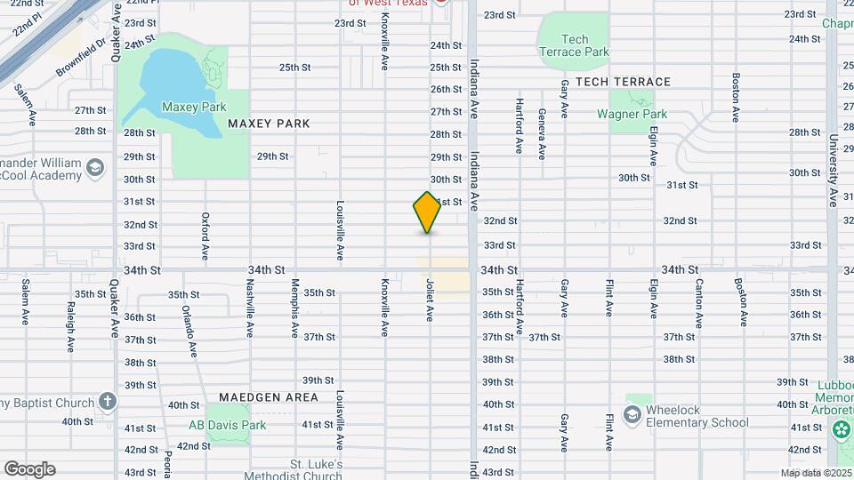 3502 33rd St Map and Location Details