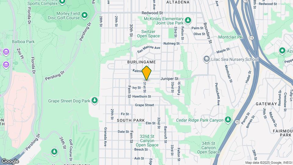 2227 31st St Map and Location Details