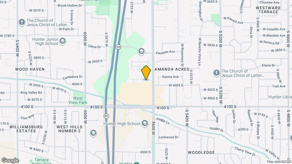 5643 W 3980 S Map and Location Details