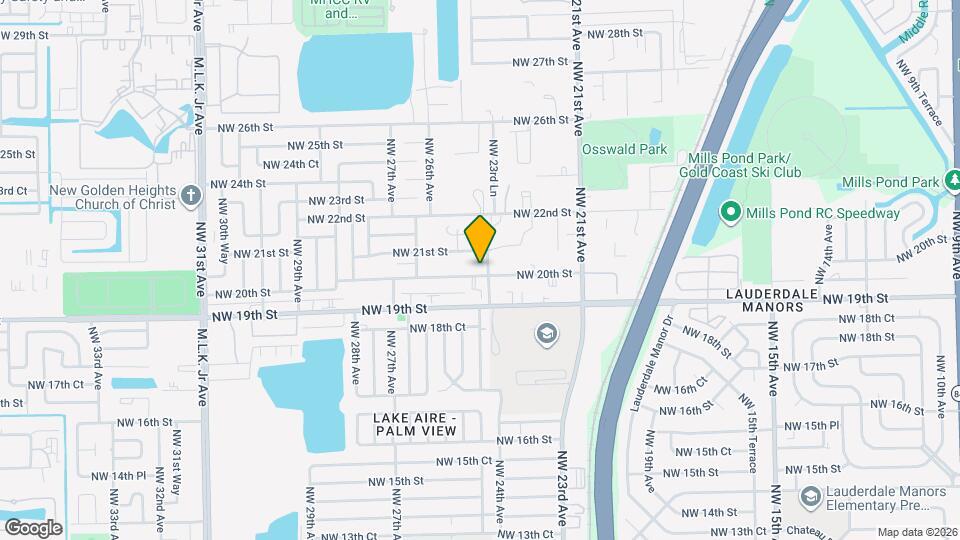 2417 NW 20th St Map and Location Details