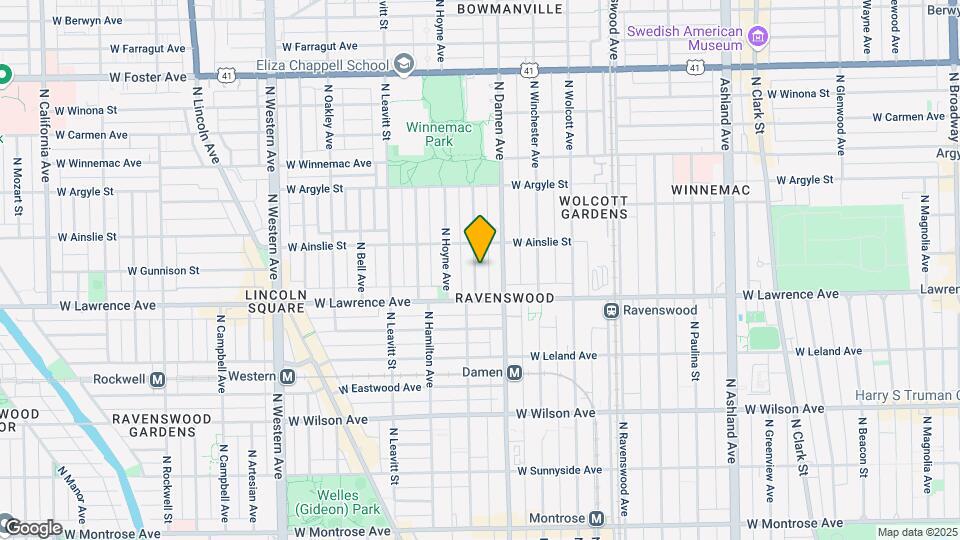4831 N Seeley Ave, Unit 2 Map and Location Details